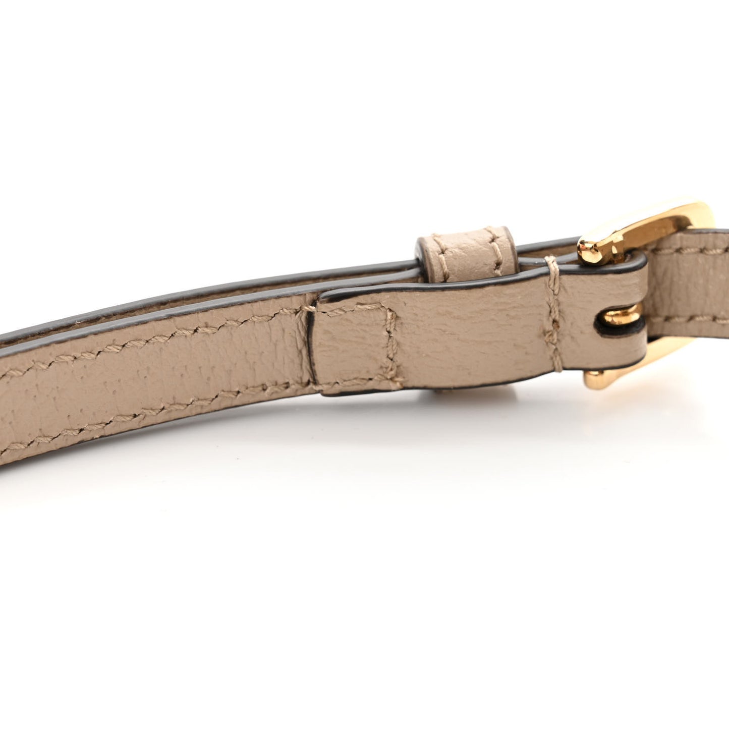 GG Supreme Monogram Textured Dollar Calfskin Mini Horsebit 1955 Shoulder Bag Beige Mystic White Oatmeal