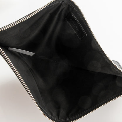 Givenchy Coated Canvas Monkey Brother Print Large Zip Pouch Black 5 of 6