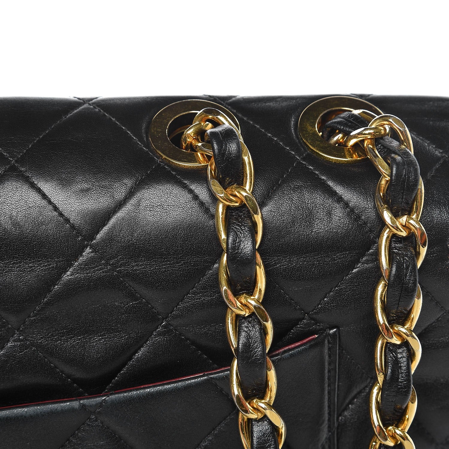 Chanel Lambskin Quilted XL Jumbo Single Flap Black 10 of 10