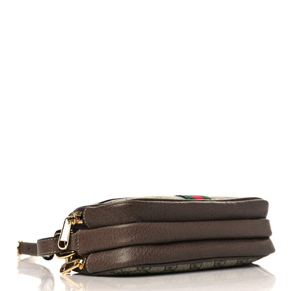 Gucci GG Supreme Monogram Web Mini Ophidia GG Bag Brown 4 of 9