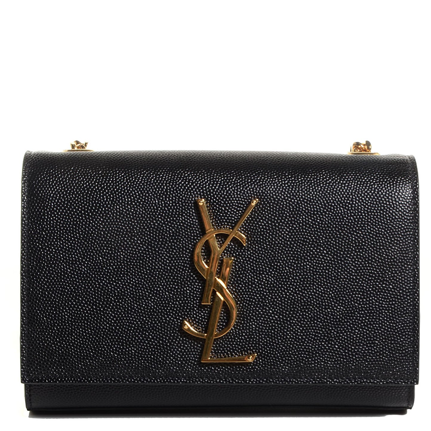 Grain De Poudre Small Monogram Satchel Black