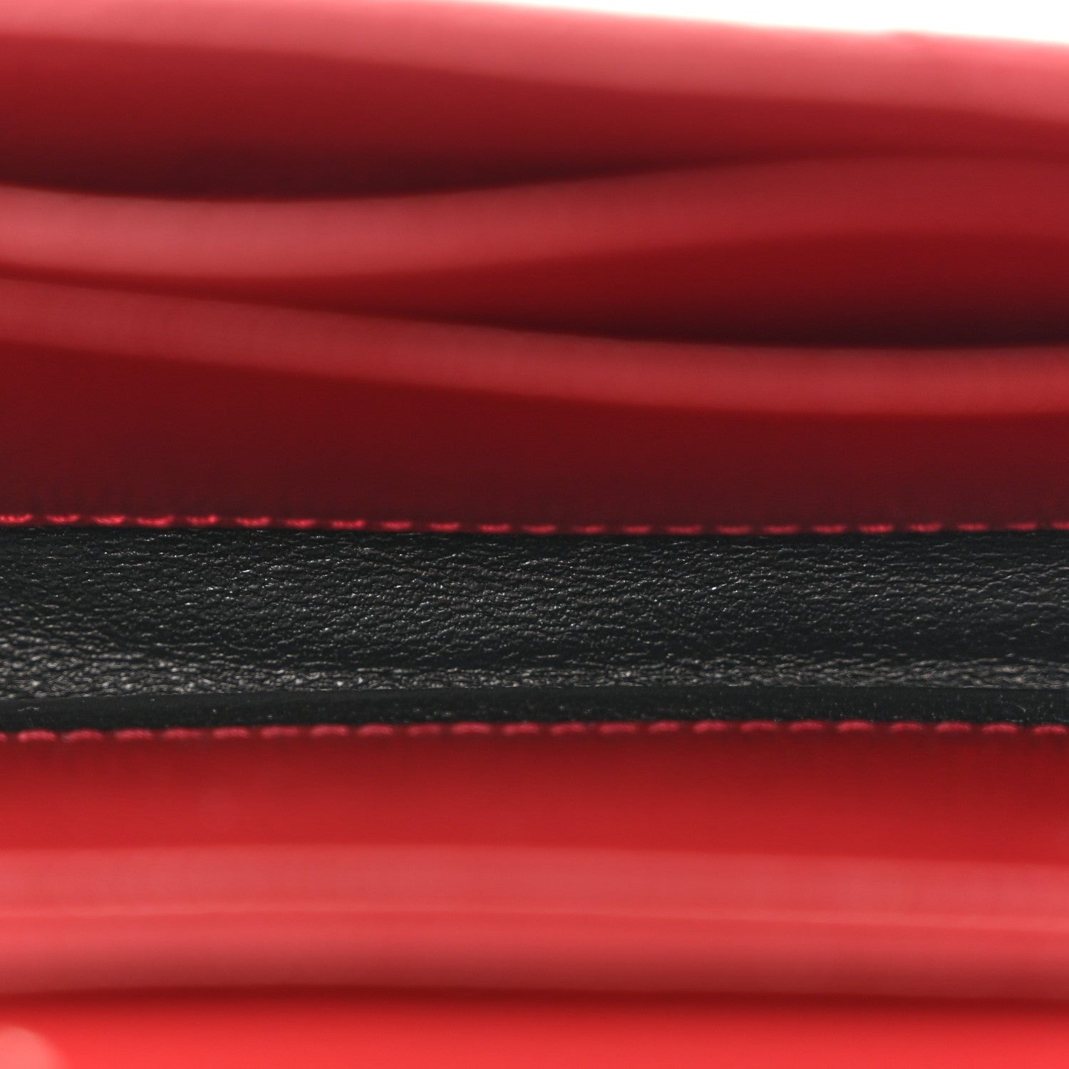 Saint Laurent Grain De Poudre Matelasse Chevron Small Monogram Envelope Wallet Bordeaux 5 of 11