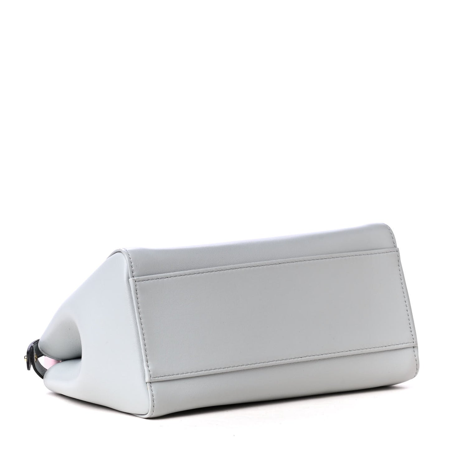 Nappa Colorblock Mini Peekaboo Iconic Satchel Grigio Perla Peonia Alga