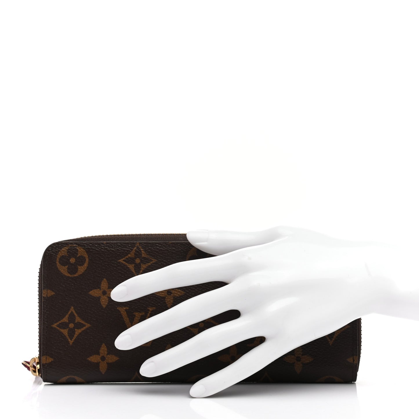 Monogram Clemence Wallet Fuchsia
