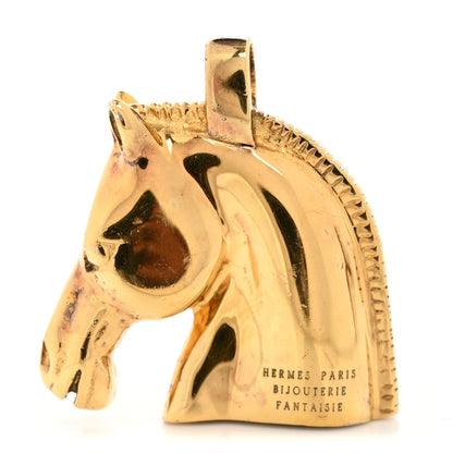 Hermes Permabrass Horse Head Pendant 3 of 3