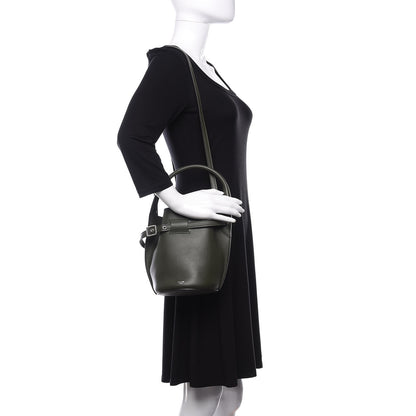 Celine Smooth Calfskin Nano Big Bag Bucket Army Green 2 of 10