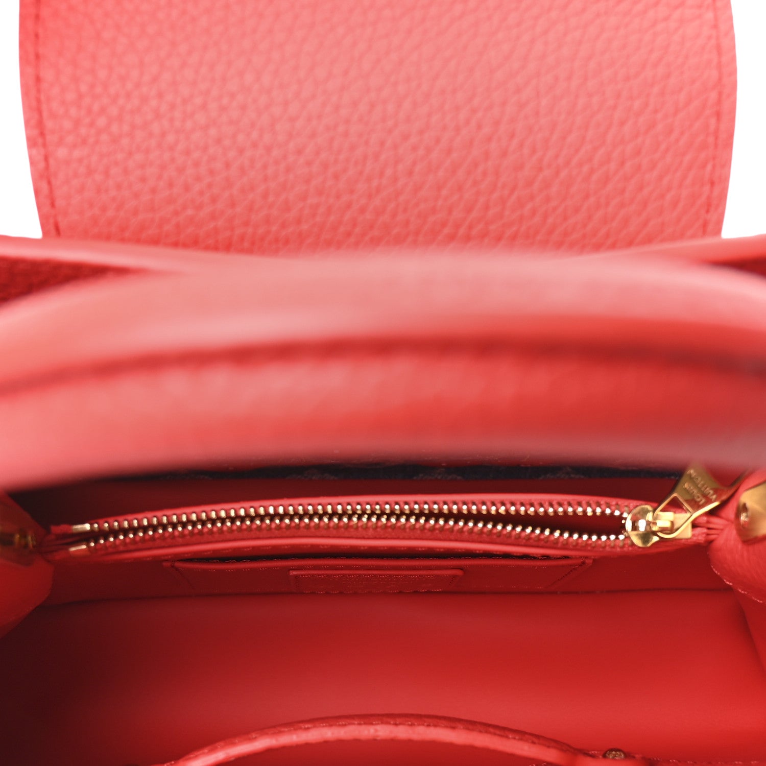 Louis Vuitton LV X TM Taurillon Cerises Capucines BB Rouge 5 of 10