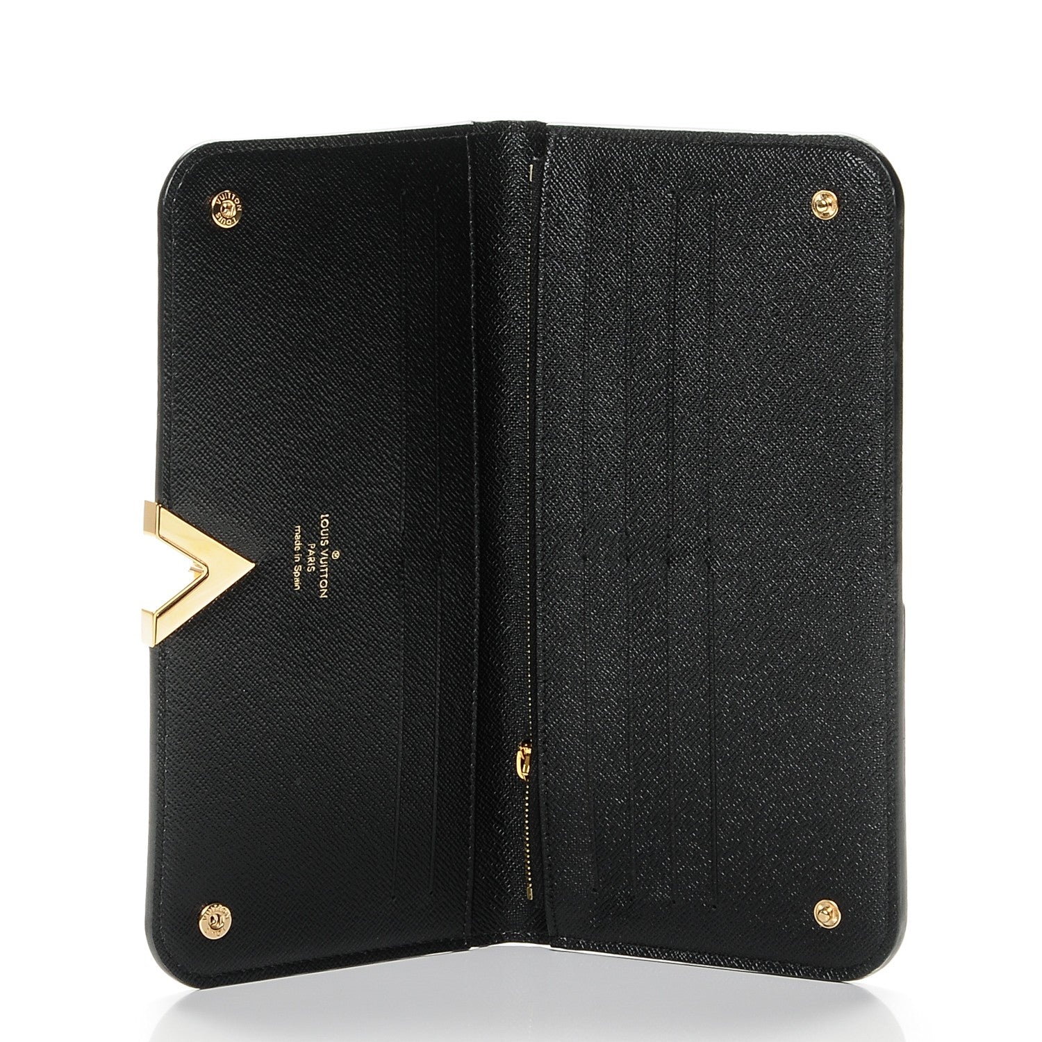 Louis Vuitton Monogram Monogram Kimono Wallet Black 5 of 6