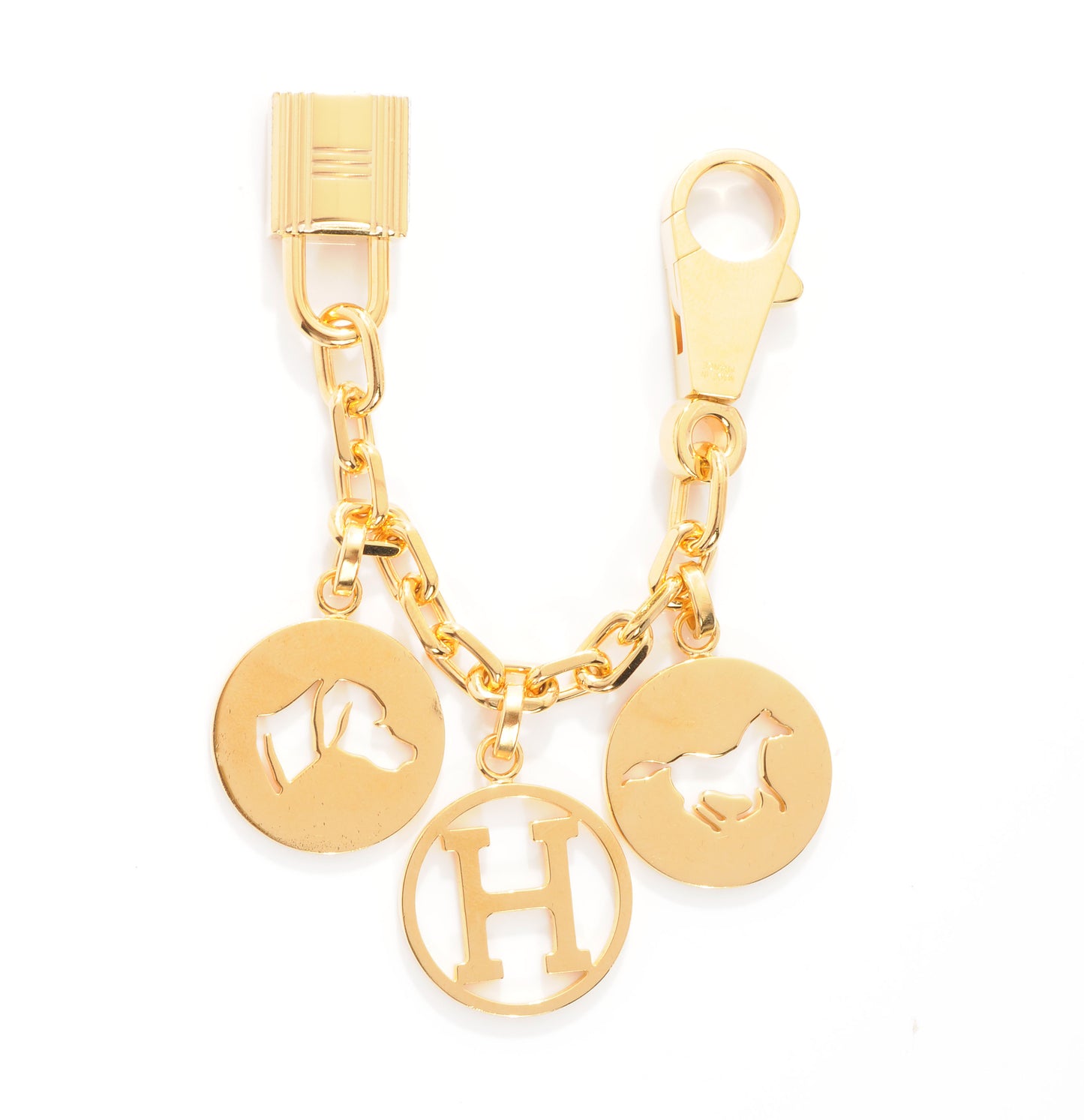 Breloque Bag Charm Gold