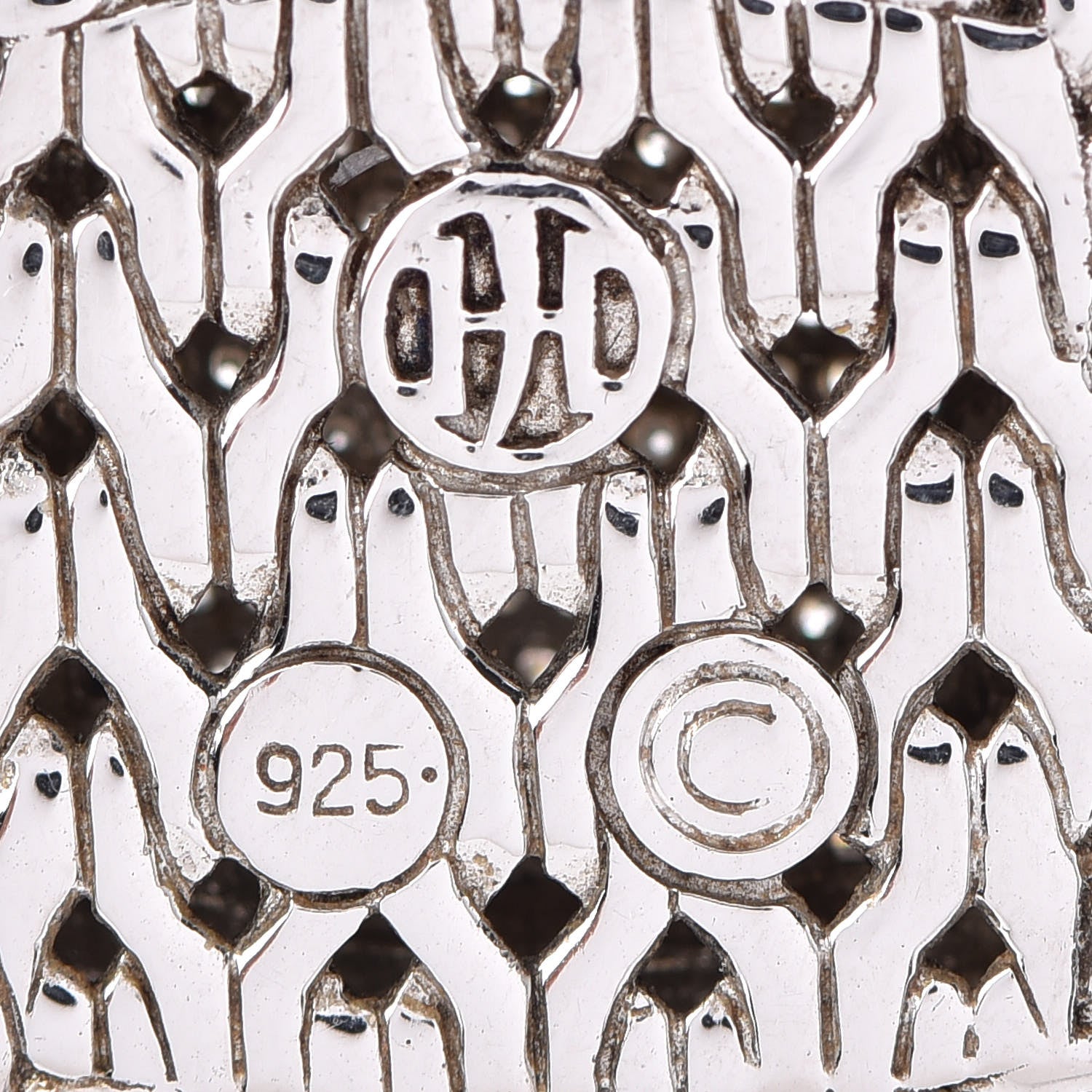John Hardy Sterling Silver Diamond Classic Chain Enhancer Pendant Necklace 7 of 7