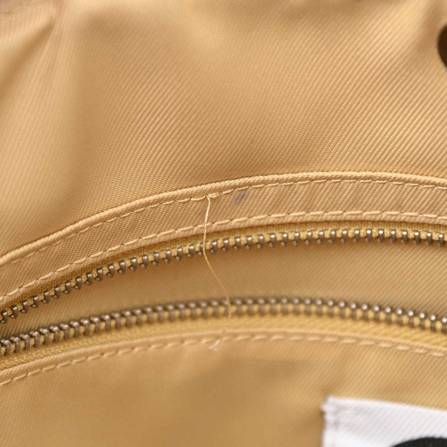 Vegan Leather Medium Shopping Bag Cream