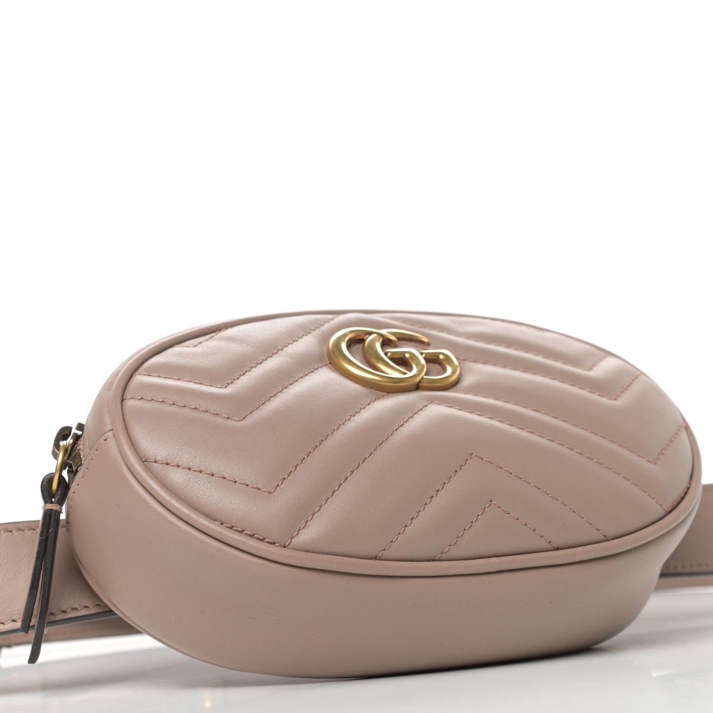 Calfskin Matelasse GG Marmont Belt Bag 85 34 Porcelain Rose
