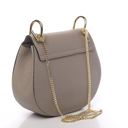 Chloe Grained Lambskin Drew Shoulder Bag Motty Grey 3 of 10