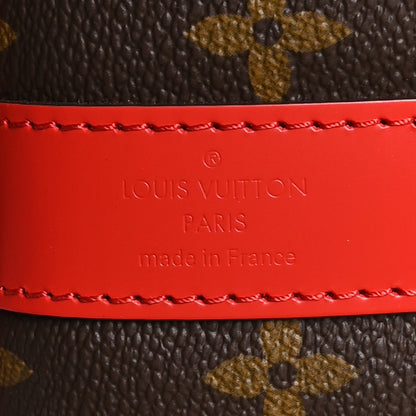 Louis Vuitton Calfskin Monogram Keepall Bandouliere 50 Coquelicot 5 of 8