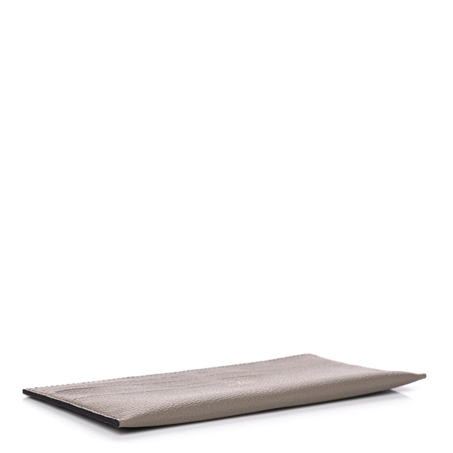 Calfskin Felicie Chain Wallet Card Holder Insert Tourterelle