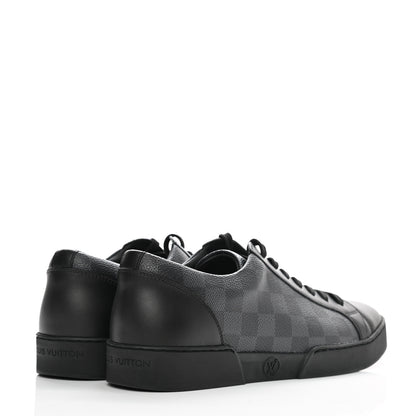 Louis Vuitton Calfskin Damier Graphite Match Up Sneakers 6.5 4 of 9