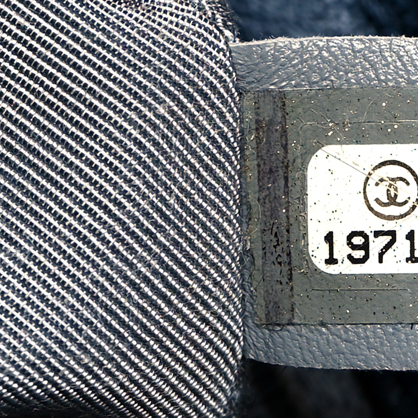 Washed Lambskin Quilted Mini Chain Around Flap Navy Blue