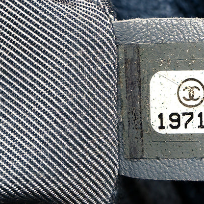 Chanel Washed Lambskin Quilted Mini Chain Around Flap Navy Blue 7 of 11