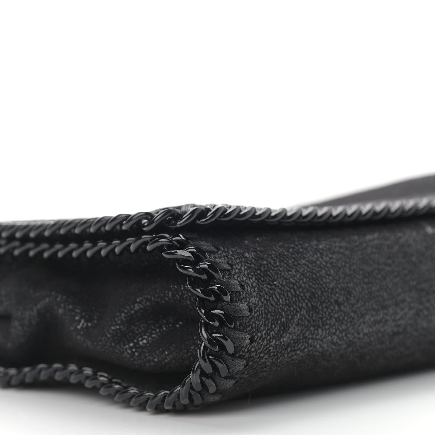 Stella McCartney Shaggy Deer Falabella Crossbody Clutch Black 5 of 11