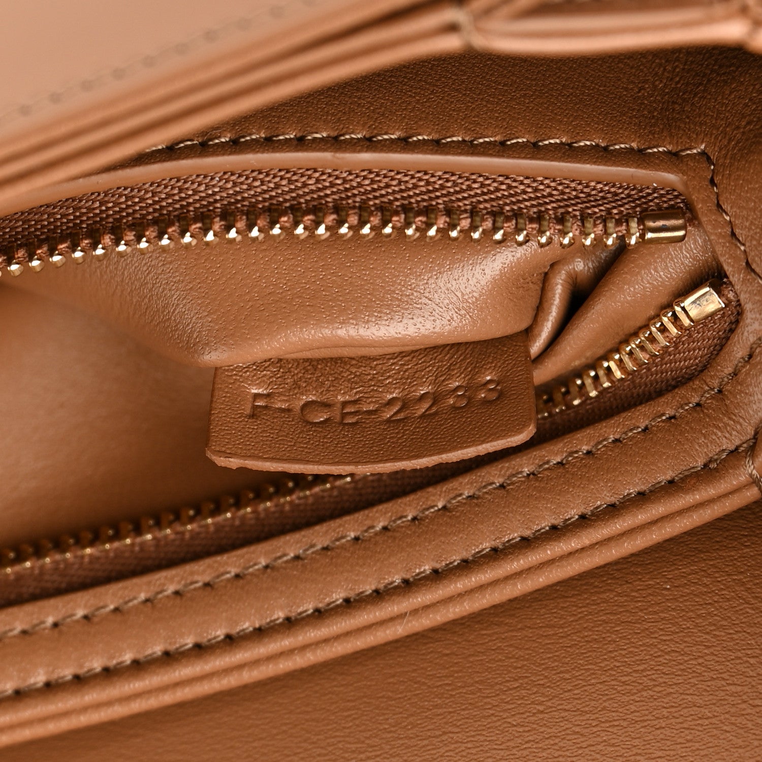 Celine Shiny Calfskin Teen Triomphe Bronze 8 of 14