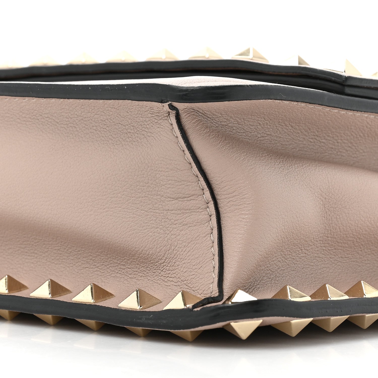 Valentino Garavani Vitello Rockstud Side Slip Crossbody Poudre 8 of 17