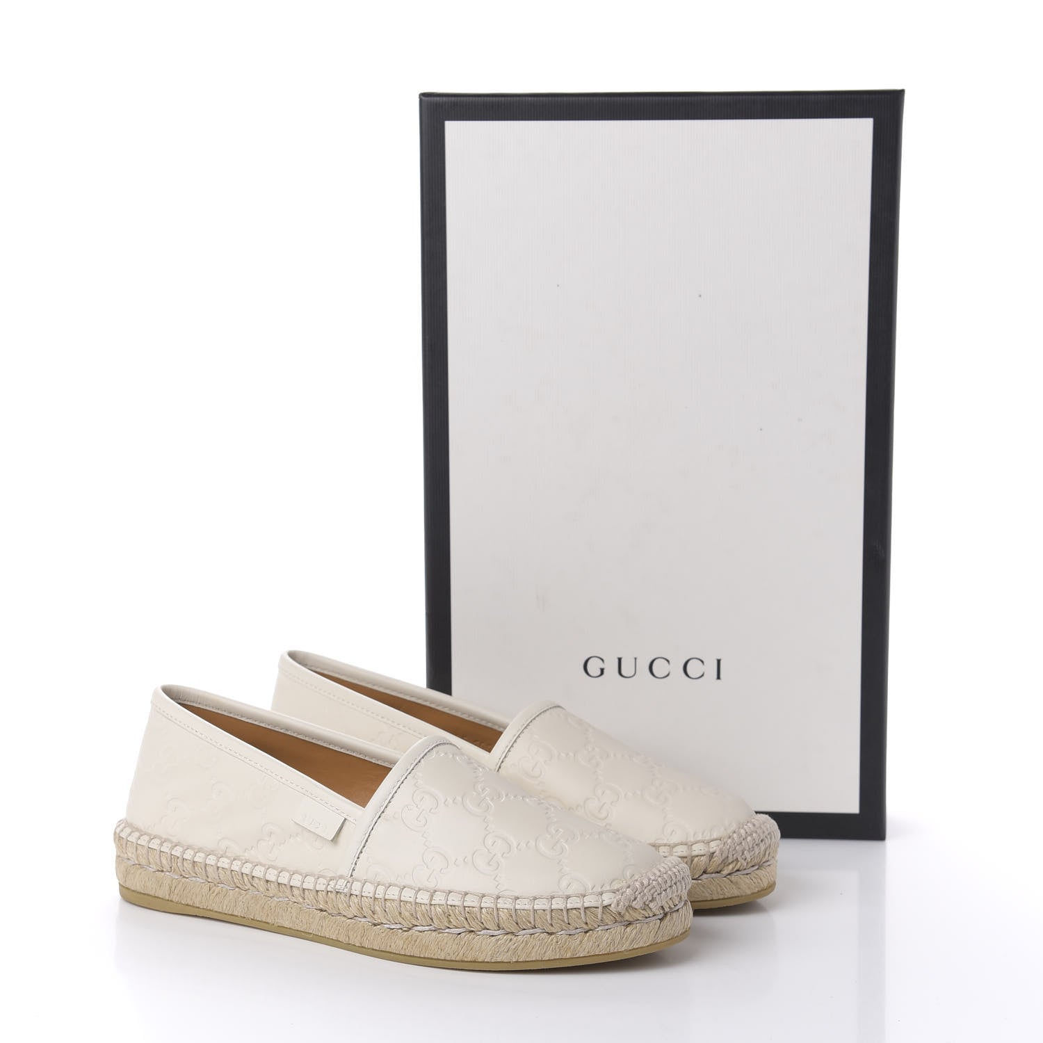 Gucci Guccissima Signature Espadrilles 35 Mystic White 9 of 9