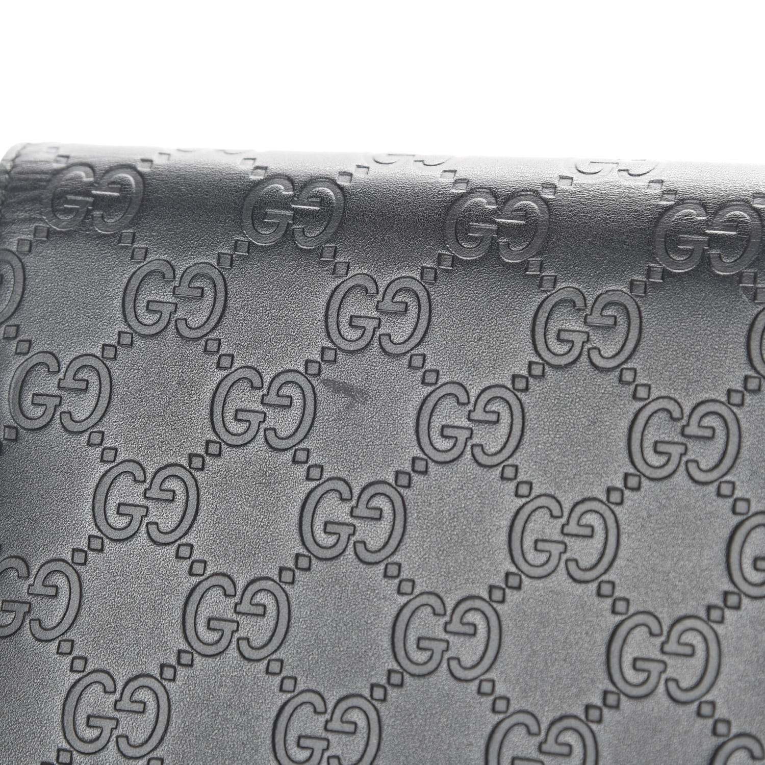 Gucci Guccissima Signature Bowy Chain Wallet Black 14 of 15