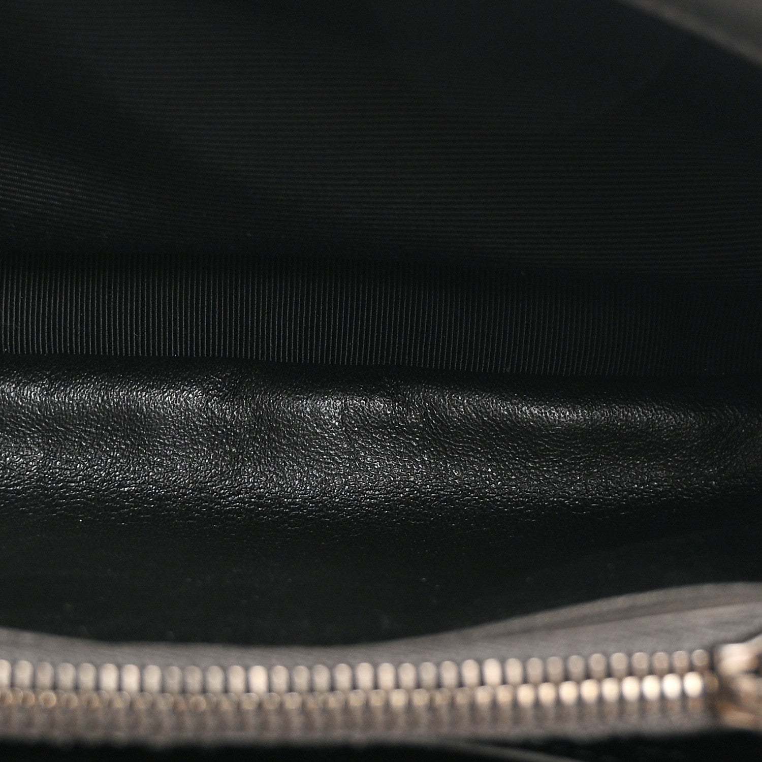 Saint Laurent Sheepskin Matelasse Chevron Monogram Medium College Bag Grey 5 of 17