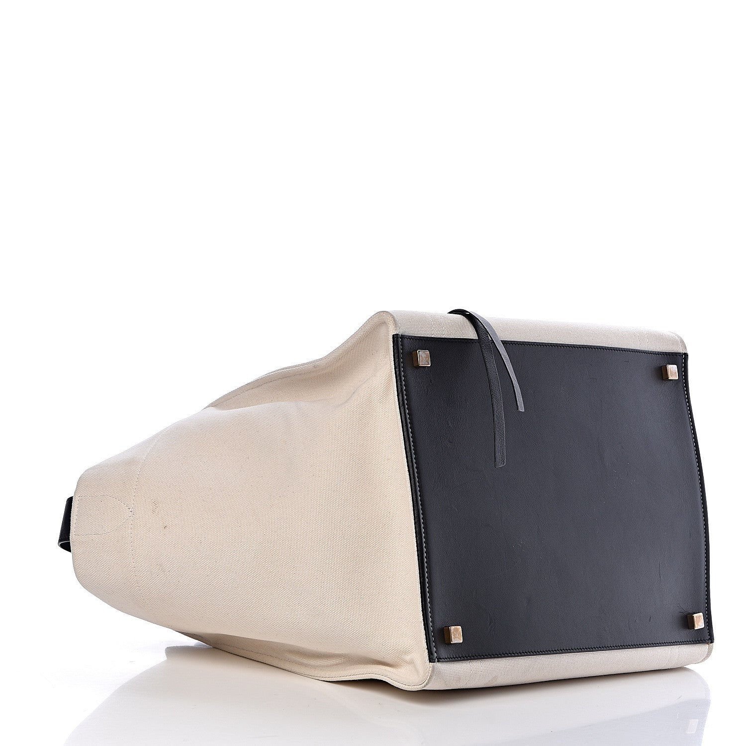 Celine Cotton Canvas Medium Phantom Luggage White 4 of 20