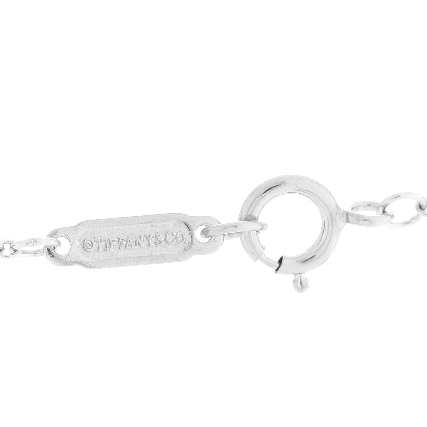 Platinum Diamond Grace Key Pendant Necklace