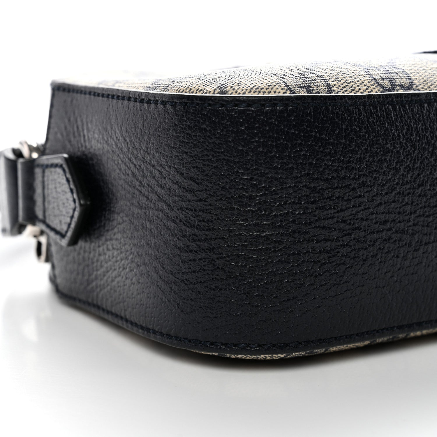 Gucci GG Supreme Monogram Textured Dollar Calfskin Web Small Ophidia Camera Bag Beige Blue 9 of 13