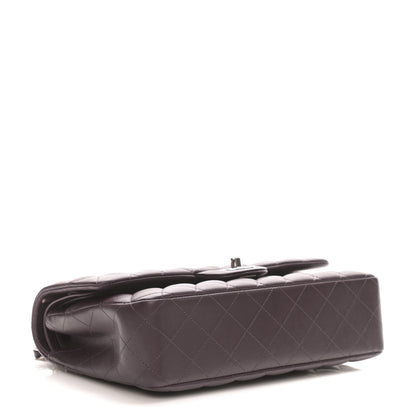 Chanel Lambskin Quilted Medium Double Flap Purple 5 of 10