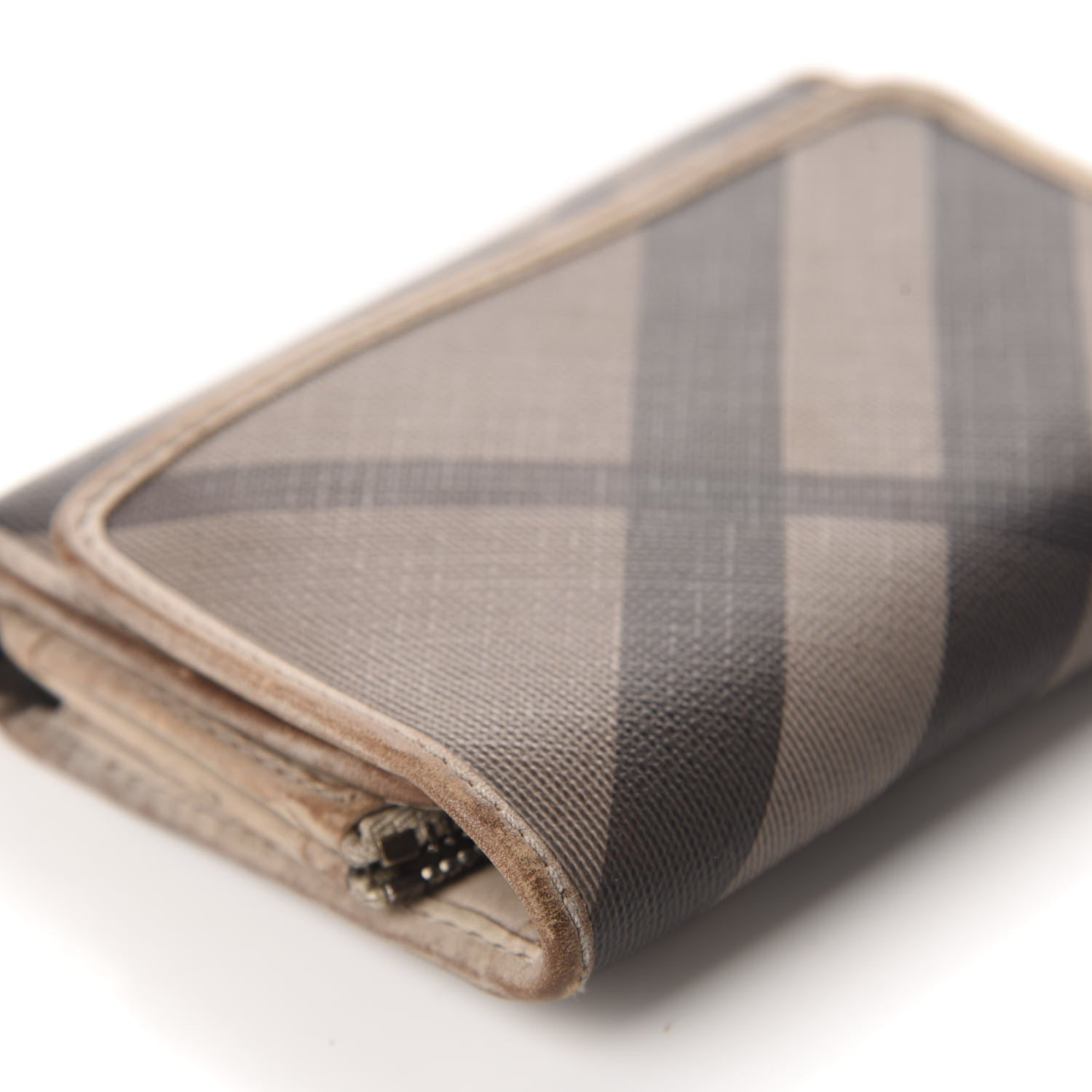 Burberry Smoked Check Medium Bellfield ID Wallet Trench 9 of 18