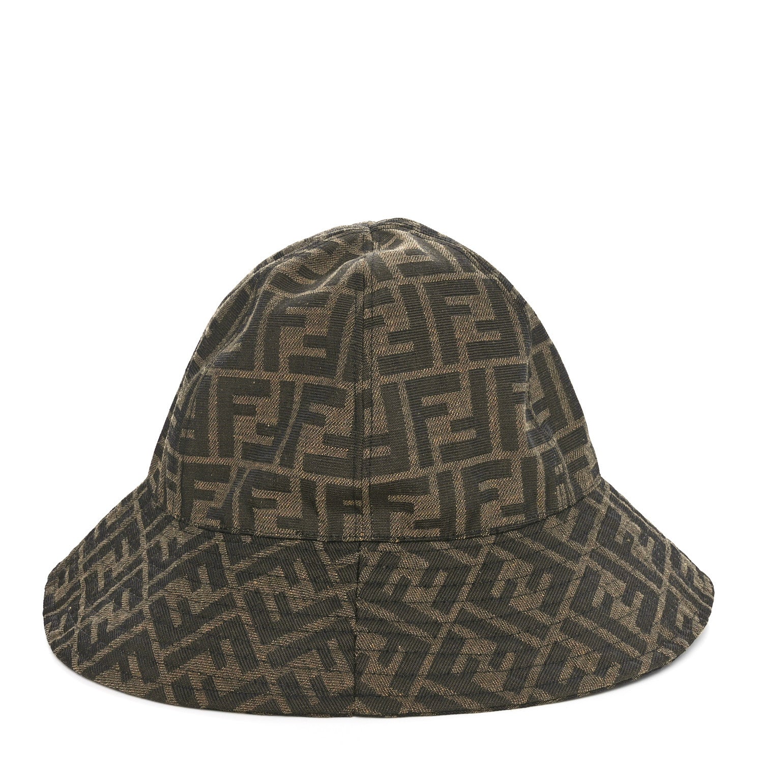 Fendi Technical Fabric FF Bucket Hat S Tobacco 5 of 8