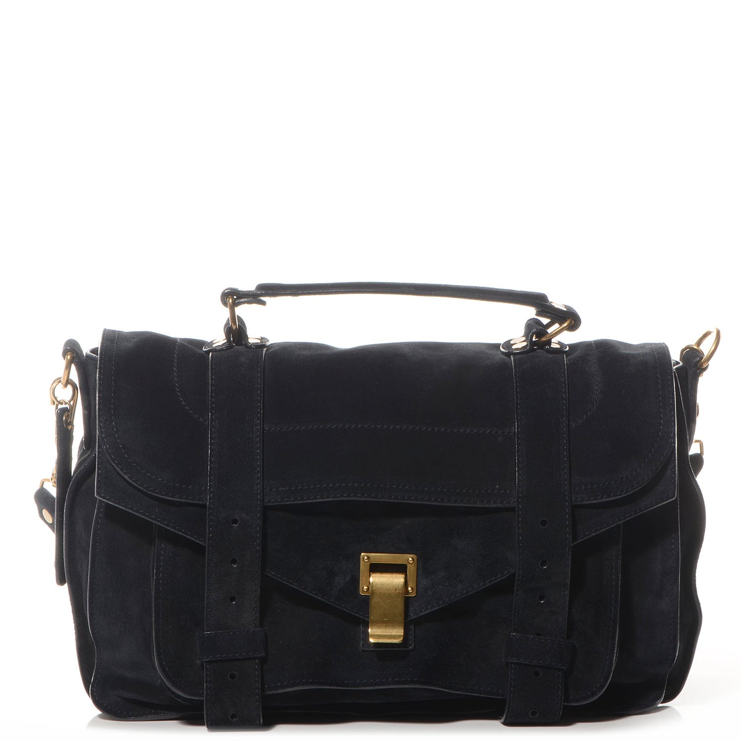 Suede PS1 Medium Satchel Navy