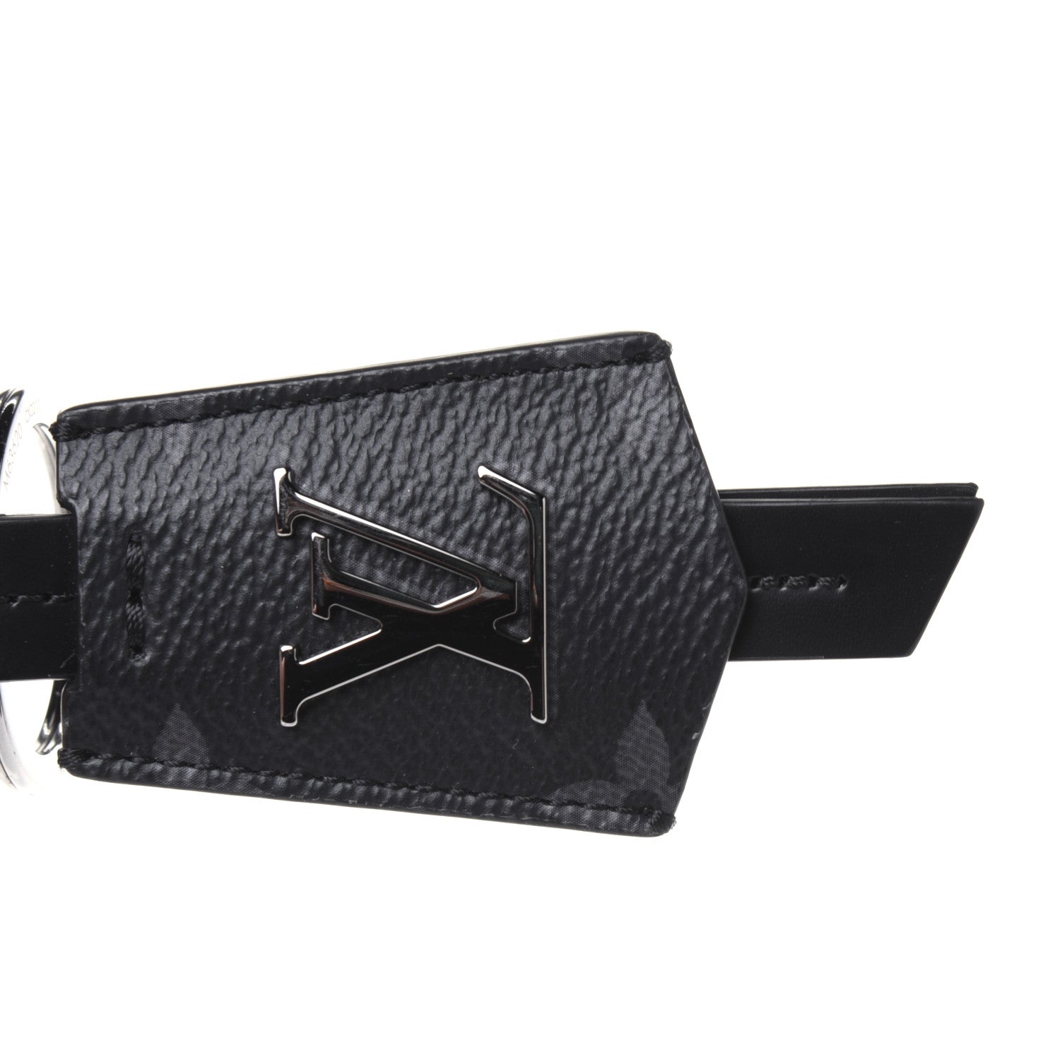 Louis Vuitton Monogram Eclipse Clochette Bag Charm Key Holder 3 of 5