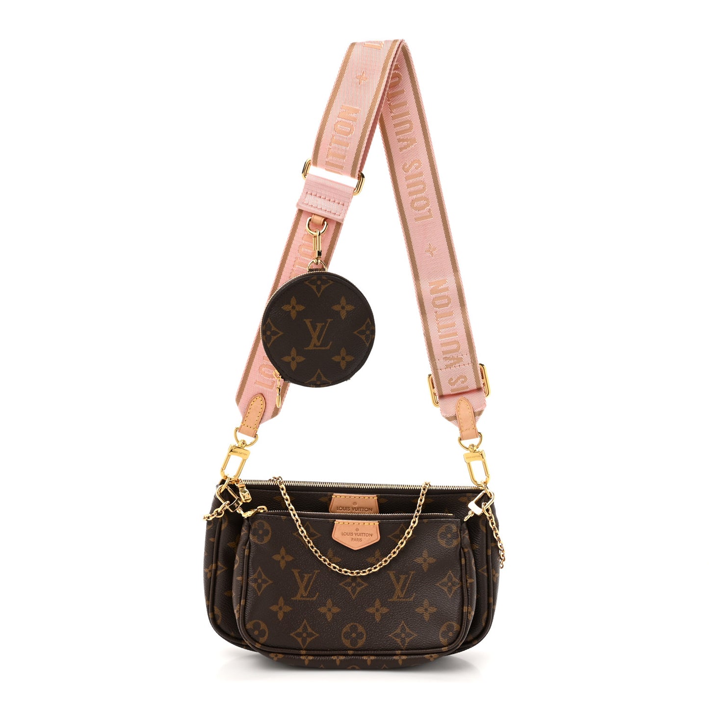 Monogram Multi Pochette Accessories Rose Clair