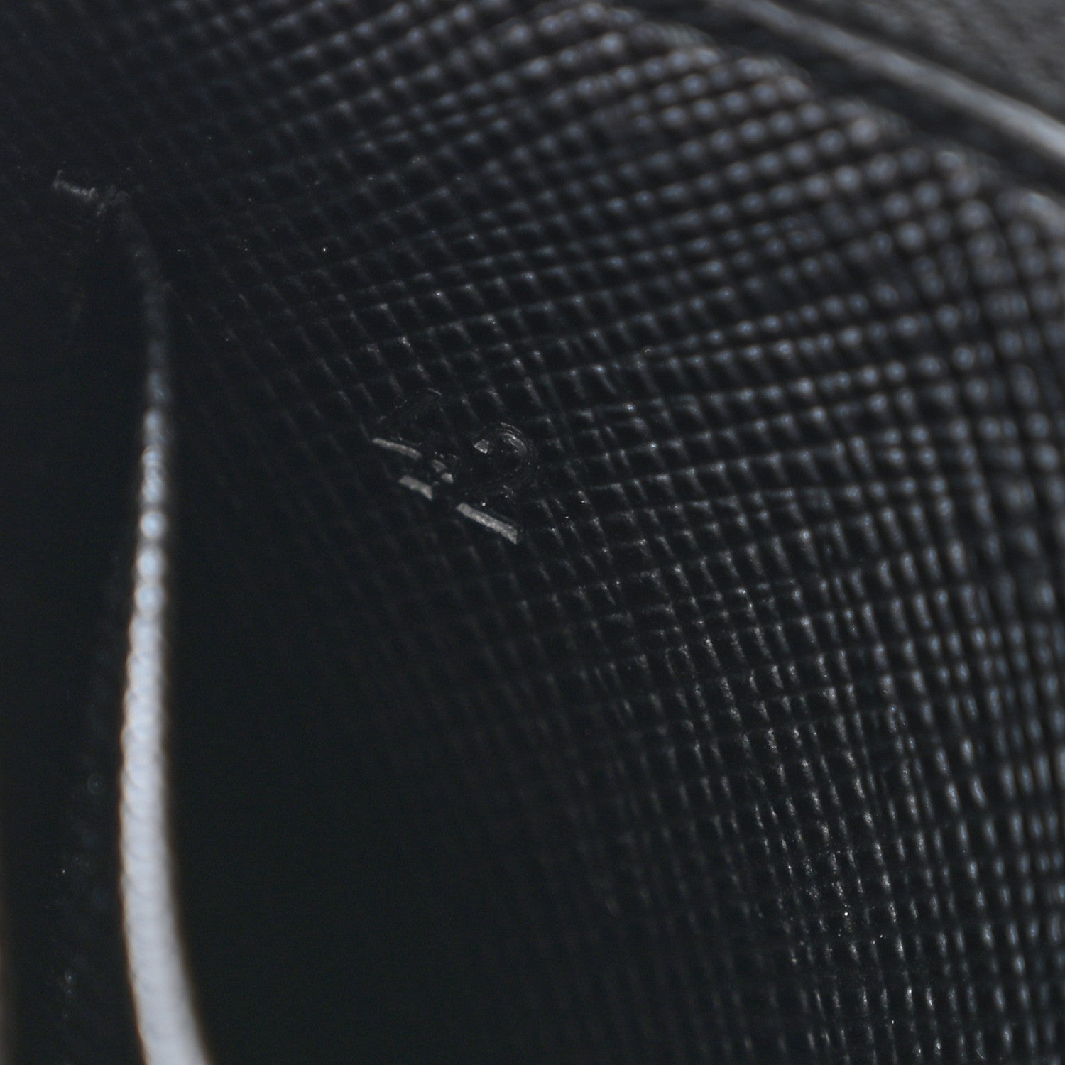 Prada Saffiano Zip Card Holder Black 7 of 8