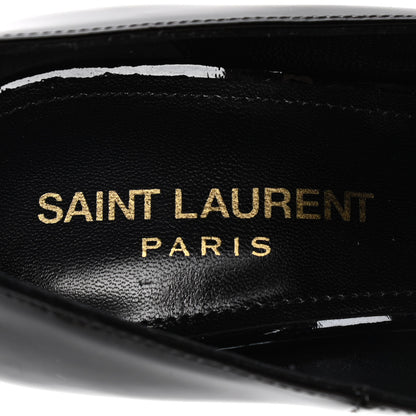 Saint Laurent Patent Opyum 110 Pumps 37.5 Black Gold 9 of 11