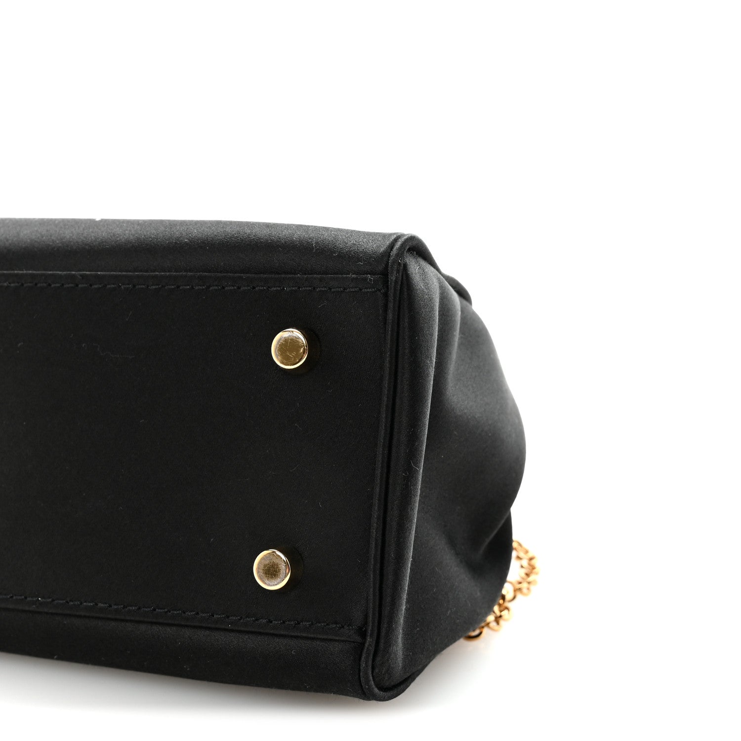 Versace Satin Crystal Medusa 95 Plaque Bag Black 9 of 9