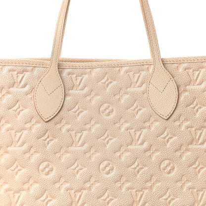 Louis Vuitton Empreinte Monogram Summer Stardust Neverfull MM Beige Clair 7 of 9
