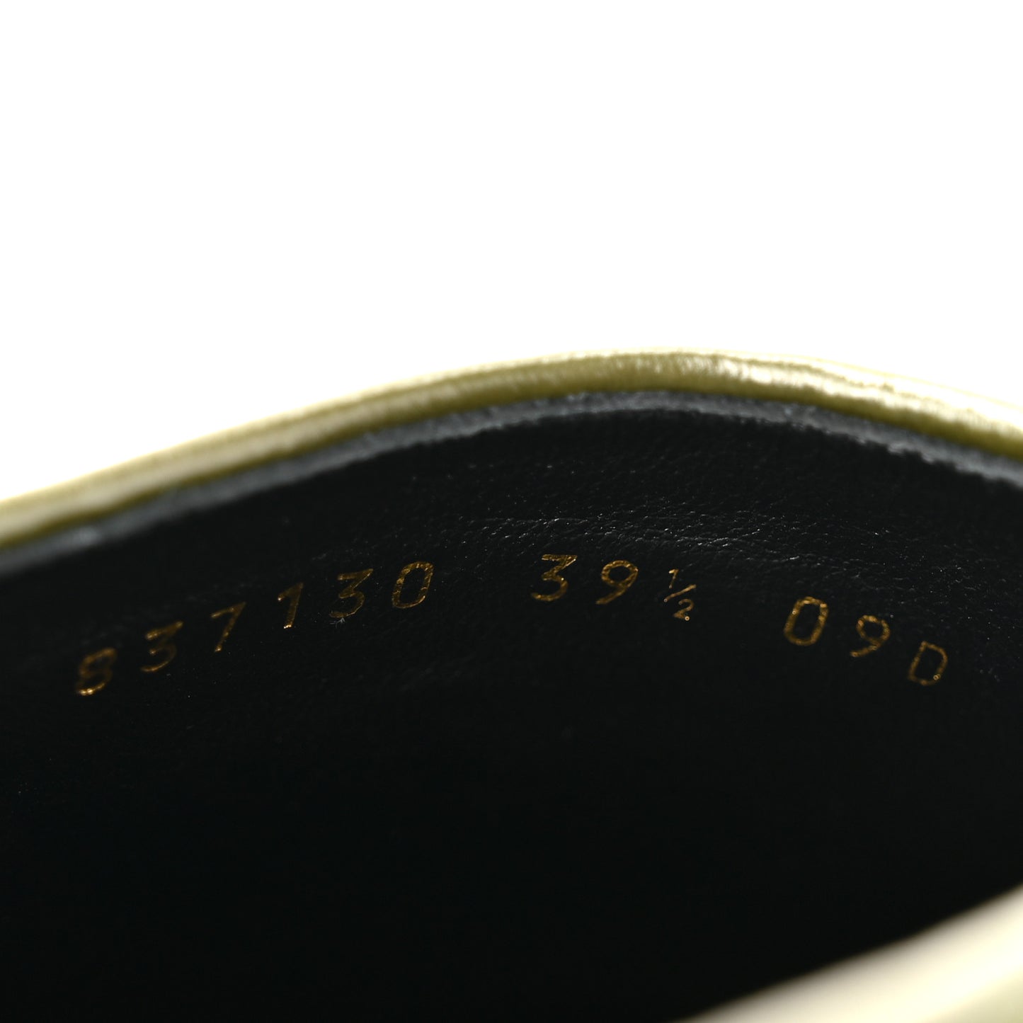 New Canvas Monogram GG Granada Kid Womens Horsebit Mules 39.5 Green