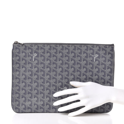 Goyard Goyardine Senat Pochette MM Grey 2 of 7