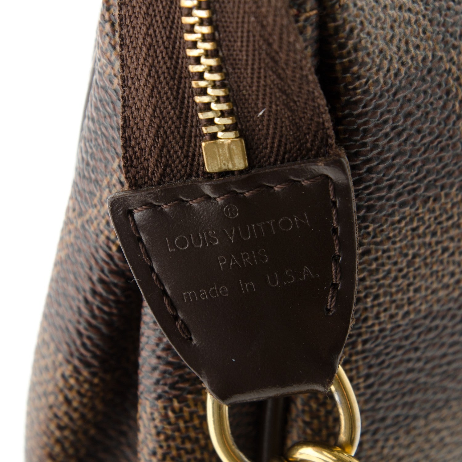 Louis Vuitton Damier Ebene Eva Clutch 6 of 7