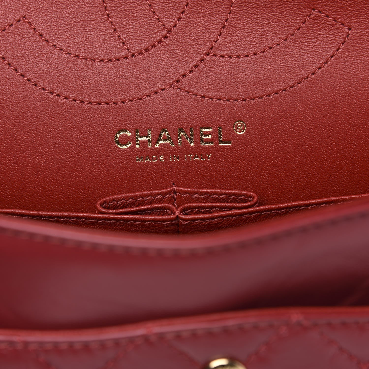 Chanel Aged Calfskin Quilted 2.55 Reissue 226 Flap Red 6 of 10