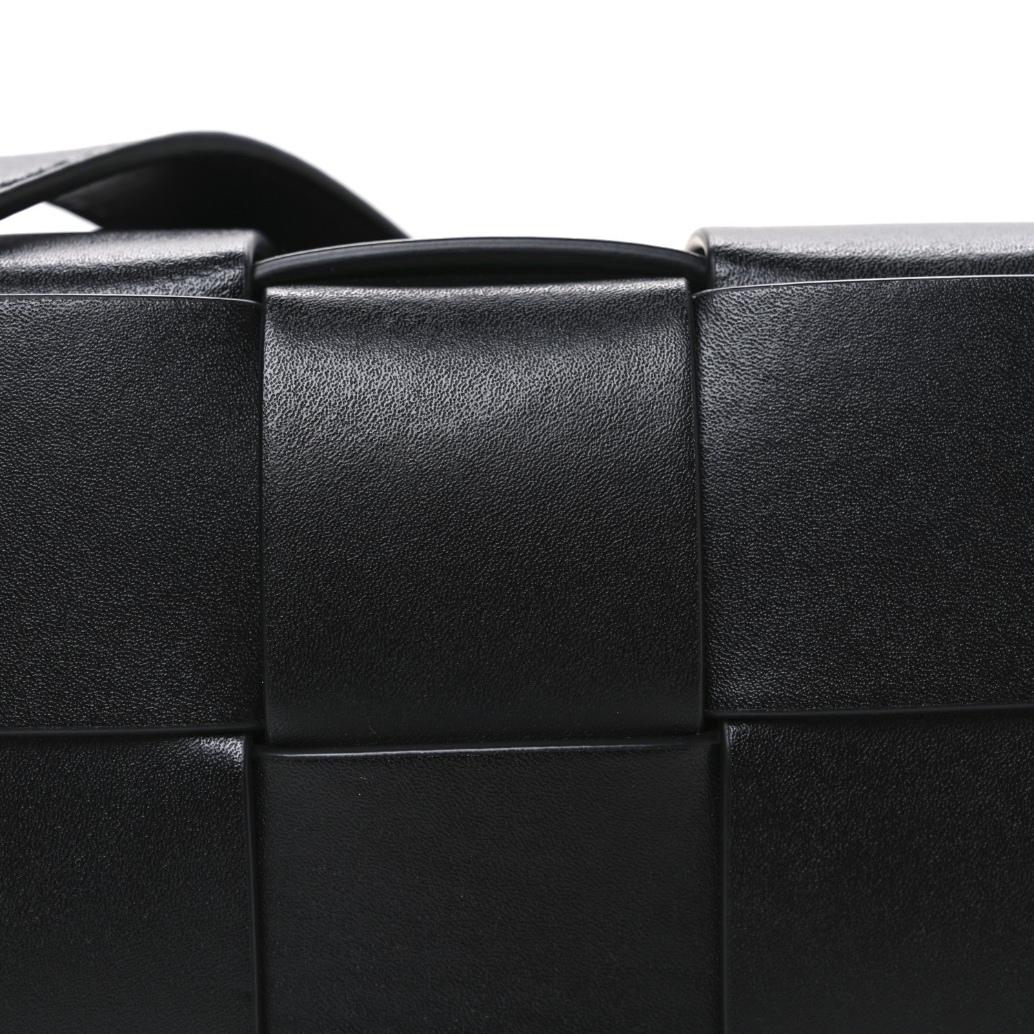 Bottega Veneta Nappa Maxi Intreccio Cassette Bag Black Avocado 9 of 11