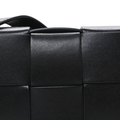 Bottega Veneta Nappa Maxi Intreccio Cassette Bag Black Avocado 9 of 11