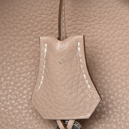 Hermes Taurillon Clemence Birkin 35 Argile 10 of 33
