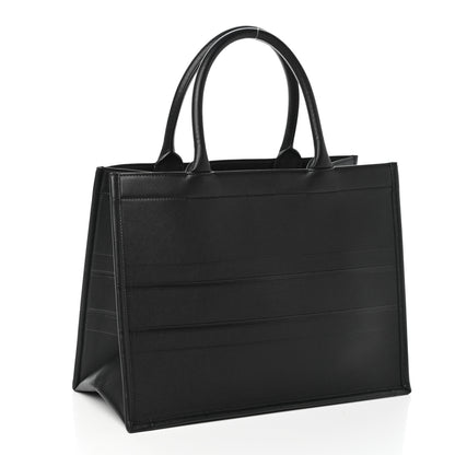 Christian Dior Calfskin Embossed Medium Book Tote Black 3 of 9
