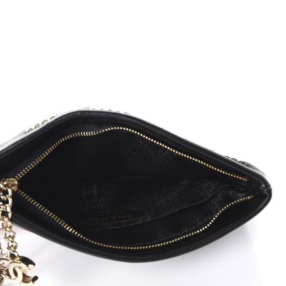 Chanel Lambskin Chain Wristlet Black 5 of 7